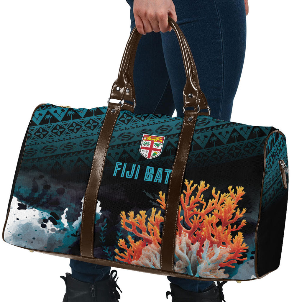 Fiji Bati Rugby Viti Masi Travel Bag Coral Motifs LT7 - Polynesian Pride