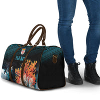 Fiji Bati Rugby Viti Masi Travel Bag Coral Motifs LT7 - Polynesian Pride