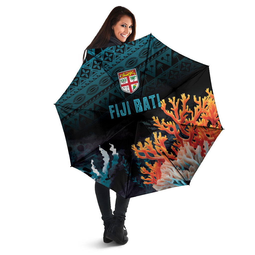 Fiji Bati Rugby Viti Masi Umbrella Coral Motifs LT7 - Polynesian Pride