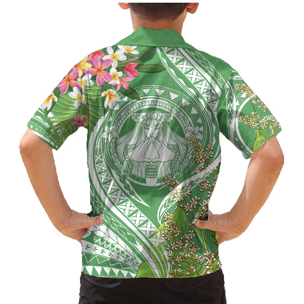 Aloha Molokai Island Family Matching Mermaid Dress and Hawaiian Shirt Hawaii Pua Kukui LT7 - Polynesian Pride