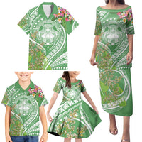 Aloha Molokai Island Family Matching Puletasi and Hawaiian Shirt Hawaii Pua Kukui LT7 - Polynesian Pride