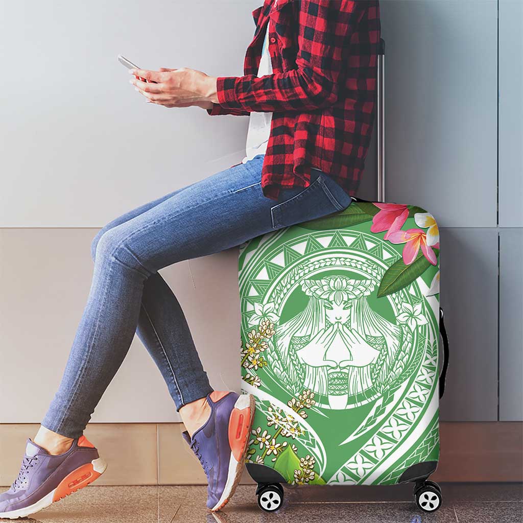 Aloha Molokai Island Luggage Cover Hawaii Pua Kukui LT7 - Polynesian Pride