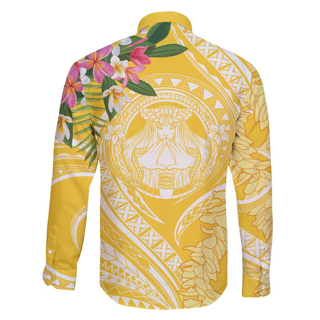 Aloha Hawaii Oahu Family Matching Puletasi and Hawaiian Shirt Wahine with Ilima Lei