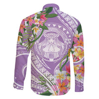 Aloha Hawaii Kauai Family Matching Mermaid Dress and Hawaiian Shirt Frangipani Mix Mokihana Lei LT7 - Polynesian Pride