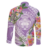 Aloha Hawaii Kauai Family Matching Short Sleeve Bodycon Dress and Hawaiian Shirt Frangipani Mix Mokihana Lei LT7 - Polynesian Pride