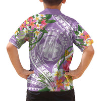 Aloha Hawaii Kauai Hawaiian Shirt Frangipani Mix Mokihana Lei