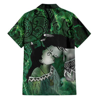 New Zealand Aroha Koe Mama Family Matching Puletasi and Hawaiian Shirt Maori Hongi - Pounamu LT7 - Polynesian Pride