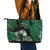 New Zealand Aroha Koe Mama Leather Tote Bag Maori Hongi - Pounamu