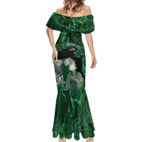 New Zealand Aroha Koe Mama Mermaid Dress Maori Hongi - Pounamu LT7 - Polynesian Pride