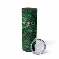 New Zealand Aroha Koe Mama Skinny Tumbler Maori Hongi - Pounamu LT7 - Polynesian Pride