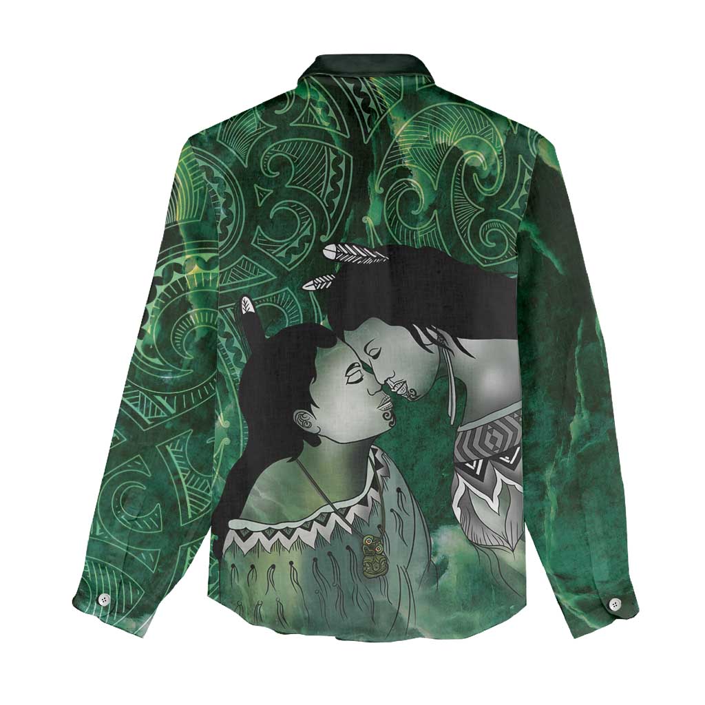 New Zealand Aroha Koe Mama Women Casual Shirt Maori Hongi - Pounamu LT7 - Polynesian Pride