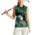 New Zealand Aroha Koe Mama Women Sleeveless Polo Shirt Maori Hongi - Pounamu