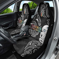 Kia Hara Te reo Maori Car Seat Cover Manaia Moko Pattern LT7 - Polynesian Pride