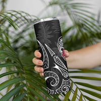 Kia Hara Te reo Maori Skinny Tumbler Manaia Moko Pattern LT7 - Polynesian Pride