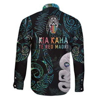 Kia Hara Te reo Maori Family Matching Short Sleeve Bodycon Dress and Hawaiian Shirt Manaia Moko Mix Paua Shell LT7 - Polynesian Pride