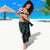 Kia Hara Te reo Maori Sarong Manaia Moko Mix Paua Shell