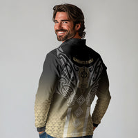 Aotearoa Maori Iwi Heritage Long Sleeve Polo Shirt Waikato Tainui Parauri LT7 - Polynesian Pride
