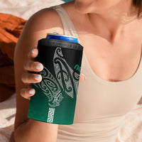Aotearoa Maori Iwi Heritage 4 in 1 Can Cooler Tumbler Ngai Tahu Pounamu Green LT7 - Polynesian Pride
