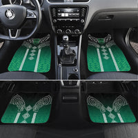 Aotearoa Maori Iwi Heritage Car Mats Ngai Tahu Pounamu Green LT7 Set 4pcs Jade Green - Polynesian Pride