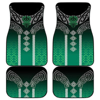 Aotearoa Maori Iwi Heritage Car Mats Ngai Tahu Pounamu Green LT7 - Polynesian Pride
