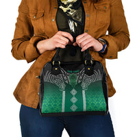 Aotearoa Maori Iwi Heritage Shoulder Handbag Ngai Tahu Pounamu Green LT7 - Polynesian Pride