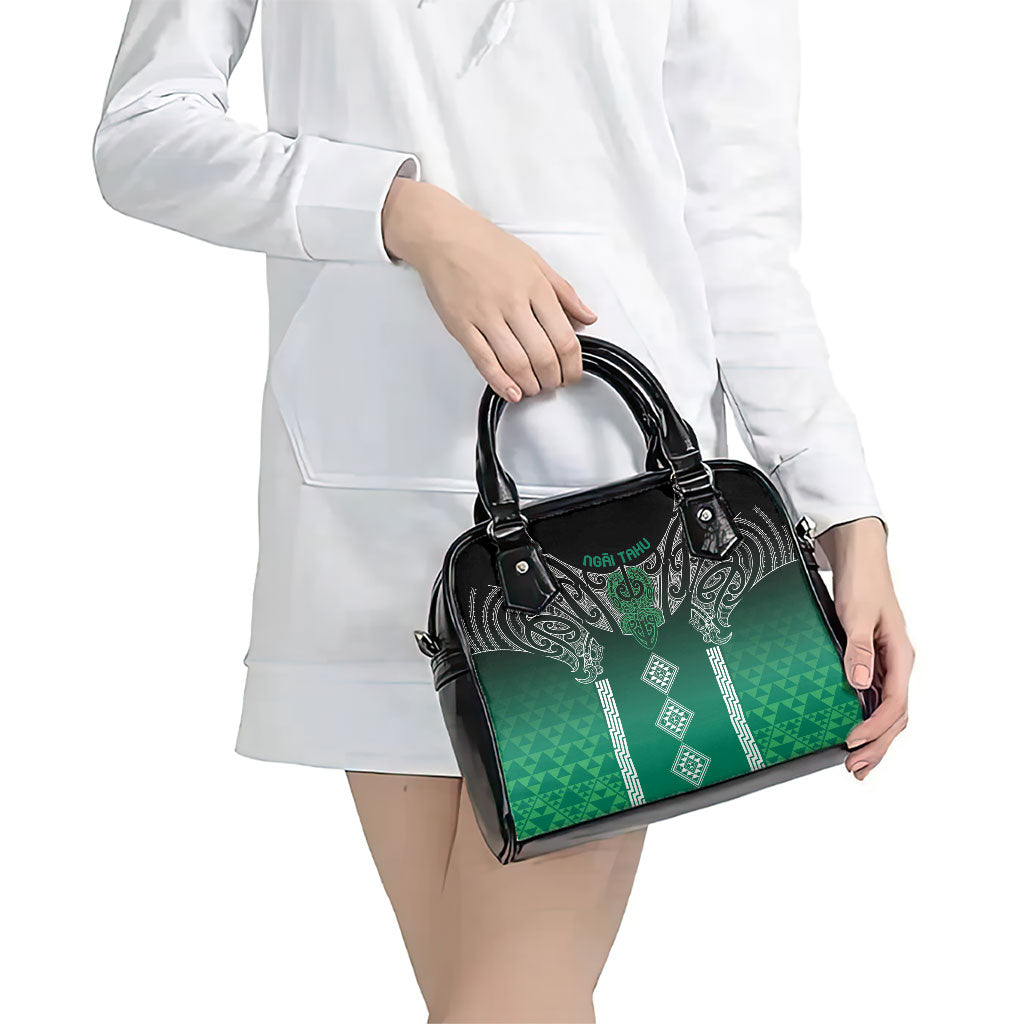 Aotearoa Maori Iwi Heritage Shoulder Handbag Ngai Tahu Pounamu Green LT7 - Polynesian Pride