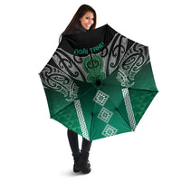Aotearoa Maori Iwi Heritage Umbrella Ngai Tahu Pounamu Green LT7 - Polynesian Pride