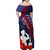 Pearl Harbor Remembrance Day Family Matching Off Shoulder Maxi Dress and Hawaiian Shirt Poppy Mix Style LT7 - Polynesian Pride