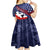 Pearl Harbor Remembrance Day Kid Short Sleeve Dress Poppy Mix Style LT7 - Polynesian Pride