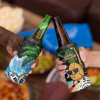 Tropical Christmas Polynesian 4 in 1 Can Cooler Tumbler Funny Surfing Pineapple LT7 - Polynesian Pride
