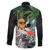 Tropical Christmas Polynesian Family Matching Tank Maxi Dress and Hawaiian Shirt Funny Surfing Pineapple LT7 - Polynesian Pride