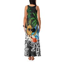 Tropical Christmas Polynesian Family Matching Tank Maxi Dress and Hawaiian Shirt Funny Surfing Pineapple LT7 - Polynesian Pride