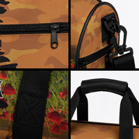 Norfolk Island ANZAC Day Personalised Duffle Bag with Poppy Field LT9 - Polynesian Pride