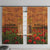 Tokelau ANZAC Day Personalised Window Curtain with Poppy Field LT9 With Hooks Art - Polynesian Pride