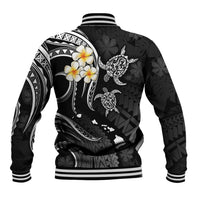 Polynesian Hawaii Baseball Jacket Niihau Islands with Pacific Plumeria White Vibe LT9 - Polynesian Pride