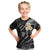 Polynesian Hawaii Kid T Shirt Niihau Islands with Pacific Plumeria White Vibe LT9 White - Polynesian Pride