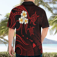 Polynesian Hawaii Hawaiian Shirt Lanai Islands with Pacific Plumeria Red Vibe LT9 - Polynesian Pride