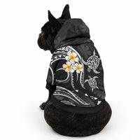 Polynesian Hawaii Lanai Islands Pet Hoodie with Pacific Plumeria White Vibe LT9 - Polynesian Pride