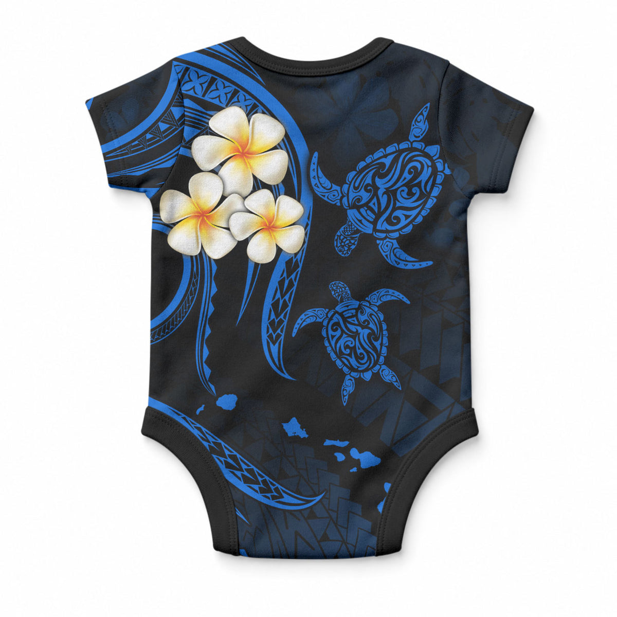 Hawaii Kauai Islands Baby Onesie Polynesian Sunset Plumeria LT9 - Polynesian Pride
