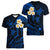 Hawaii Women V Neck T Shirt Kauai Islands Polynesian Sunset Plumeria LT9 - Polynesian Pride