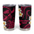 Hawaii Kahoolawe Islands Pacific Plumeria Tumbler Cup Pink Polynesian Tattoo
