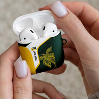 Personalised PNG Jiwaka Province AirPods Case Bird of Paradise Tattoo Flag Motif LT9 - Polynesian Pride