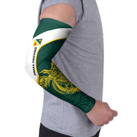 Personalised PNG Jiwaka Province Arm Sleeves Bird of Paradise Tattoo Flag Motif LT9 - Polynesian Pride