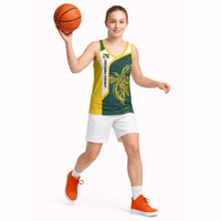 Personalised PNG Jiwaka Province Basketball Jersey Bird of Paradise Tattoo Flag Motif LT9 - Polynesian Pride