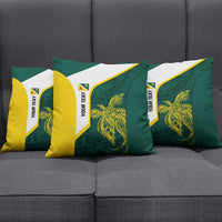 Personalised PNG Jiwaka Province Pillow Cover Bird of Paradise Tattoo Flag Motif LT9 - Polynesian Pride