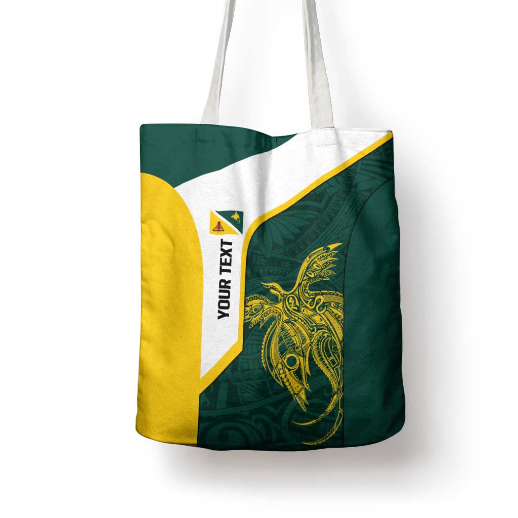 Personalised PNG Jiwaka Province Tote Bag Bird of Paradise Tattoo Flag Motif LT9 - Polynesian Pride