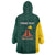 Personalised PNG Jiwaka Province Wearable Blanket Hoodie Bird of Paradise Tattoo Flag Motif - Polynesian Pride
