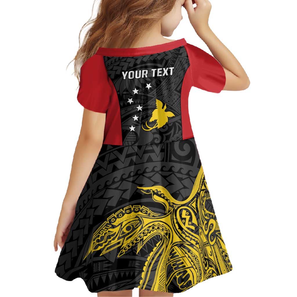 Personalised PNG Sandaun Province Family Matching Off Shoulder Maxi Dress and Hawaiian Shirt Bird of Paradise Tattoo Flag Motif LT9 - Polynesian Pride