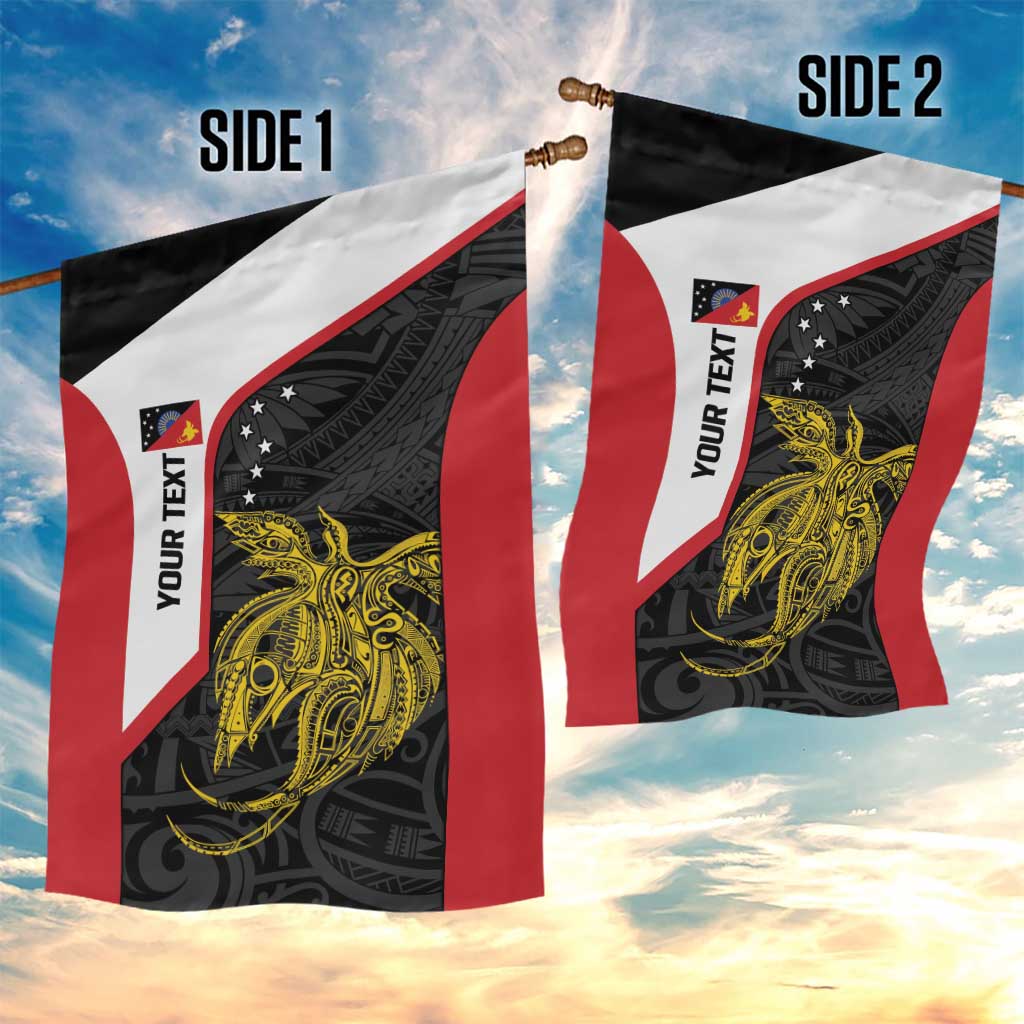 Personalised PNG Sandaun Province Garden Flag Bird of Paradise Tattoo Flag Motif LT9 - Polynesian Pride