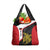 Personalised PNG Sandaun Province Grocery Bag Bird of Paradise Tattoo Flag Motif - Polynesian Pride